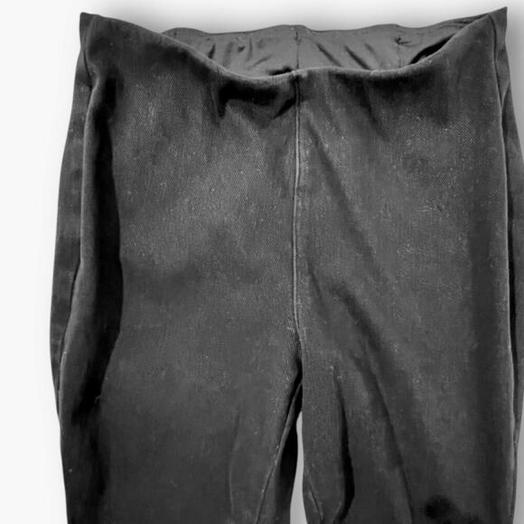 Belle by Kim Gravel Straight Leg Flexibelle Pants Black Modern Classic Size 4 - Picture 4 of 8